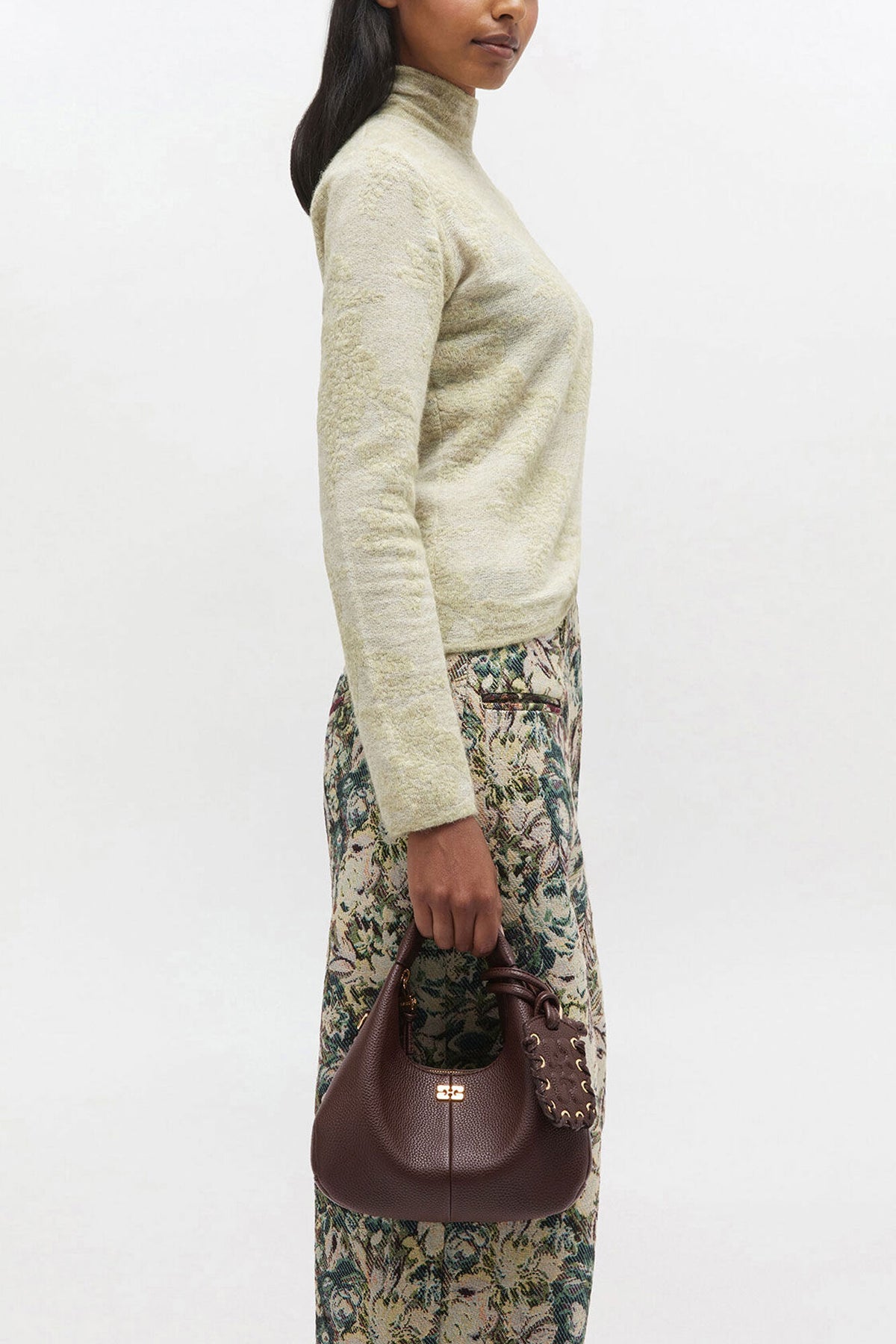 Chicory Coffee Brown Mini Hobo Bag