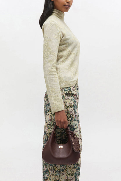 Chicory Coffee Brown Mini Hobo Bag