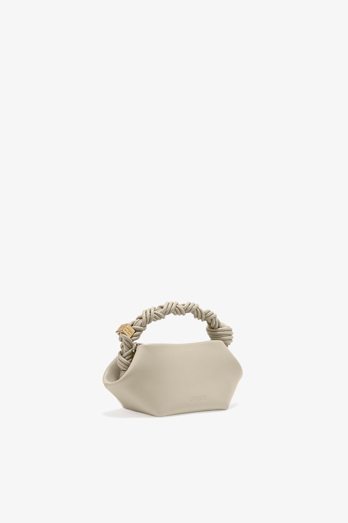 Oyster Gray Light Grey Mini Bou Bag