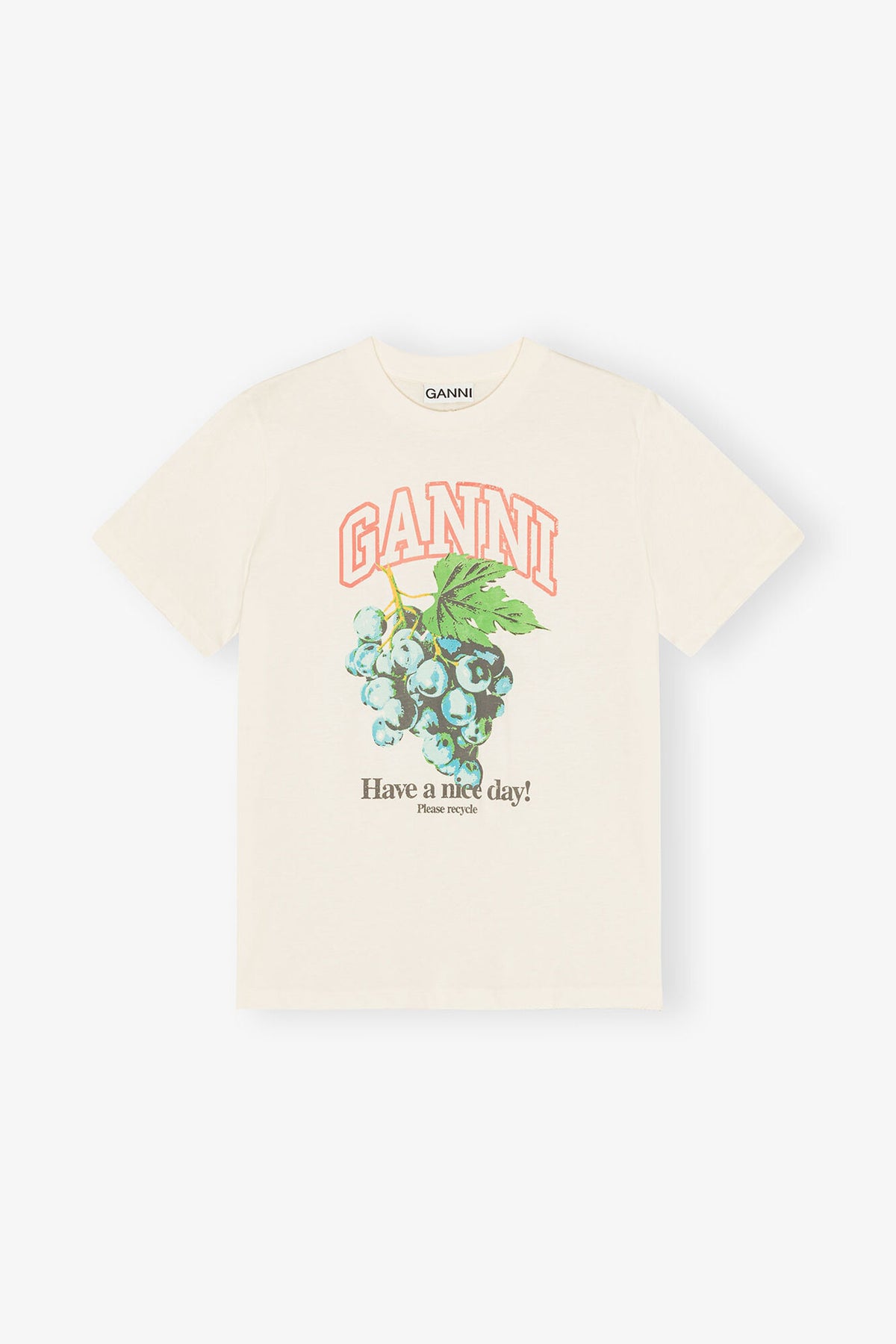 Ivory Grapes Print T-shirt