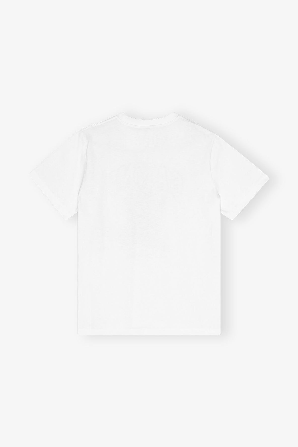 White Basic Jersey Leopard Relaxed T-shirt