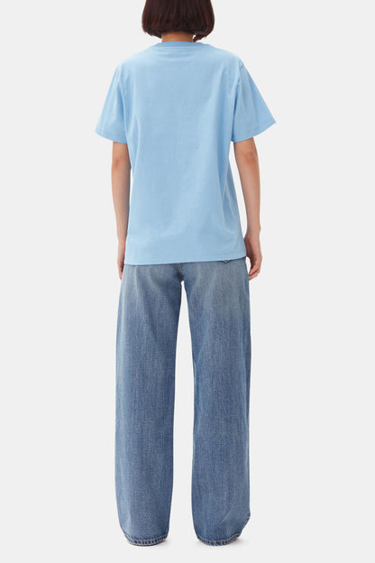 Blue Relaxed Jersey Tiger T-shirt