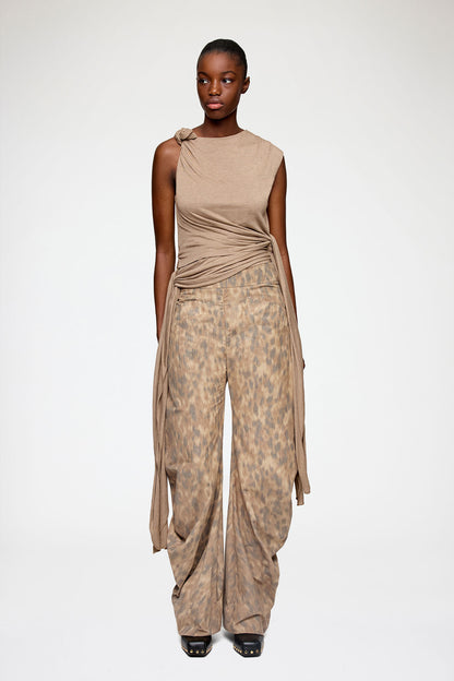 Pants in Printed Cotton
