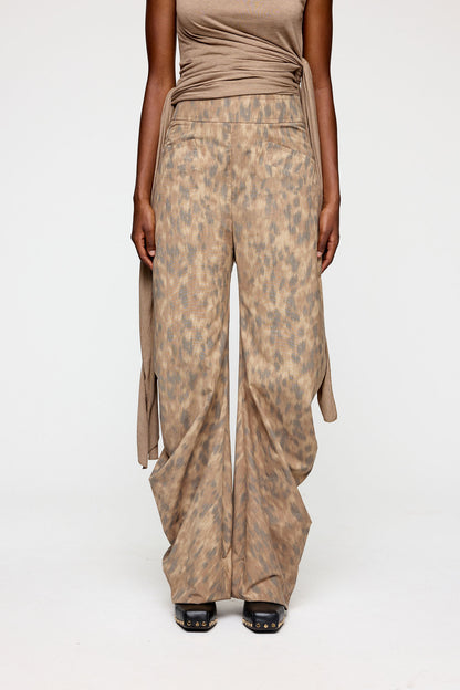 Pants in Printed Cotton