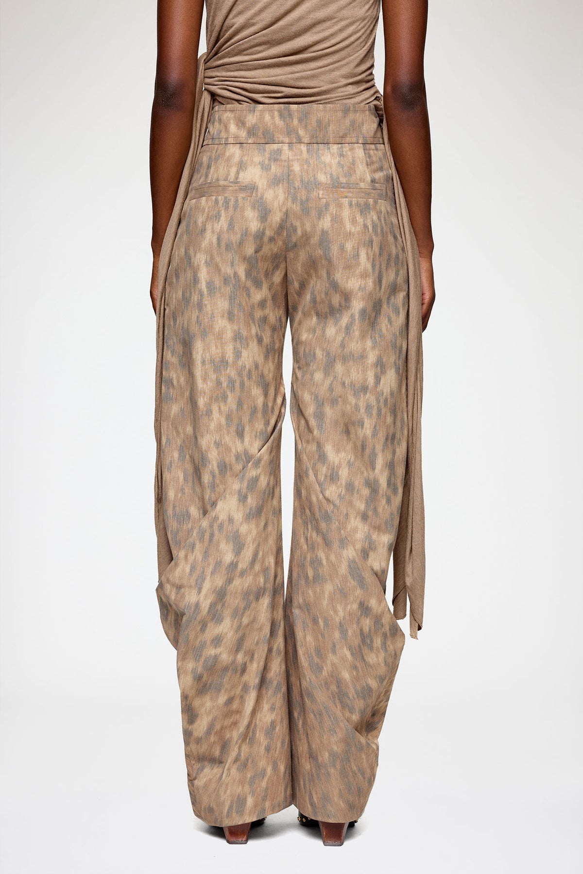 Pants in Printed Cotton
