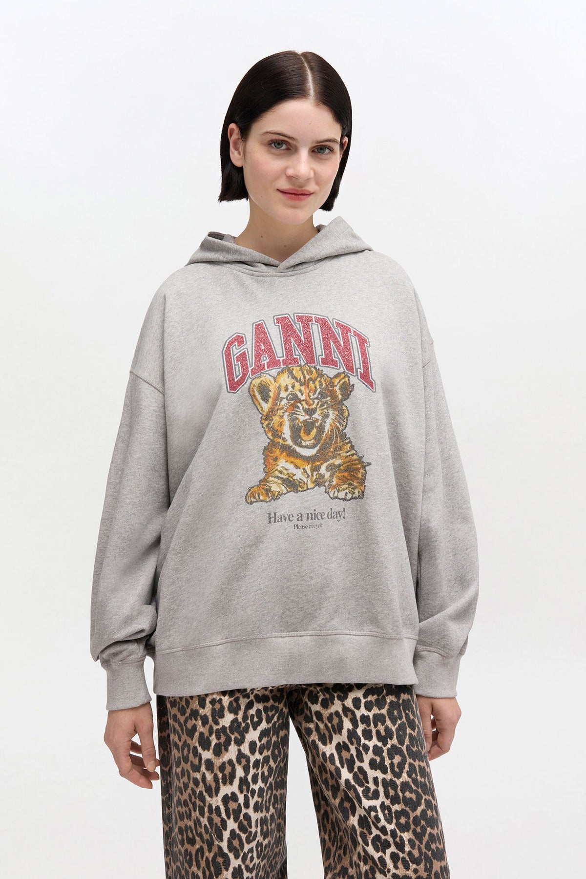 Grey Tiger Hoodie