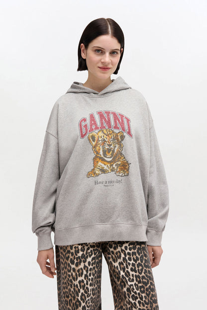 Grey Tiger Hoodie