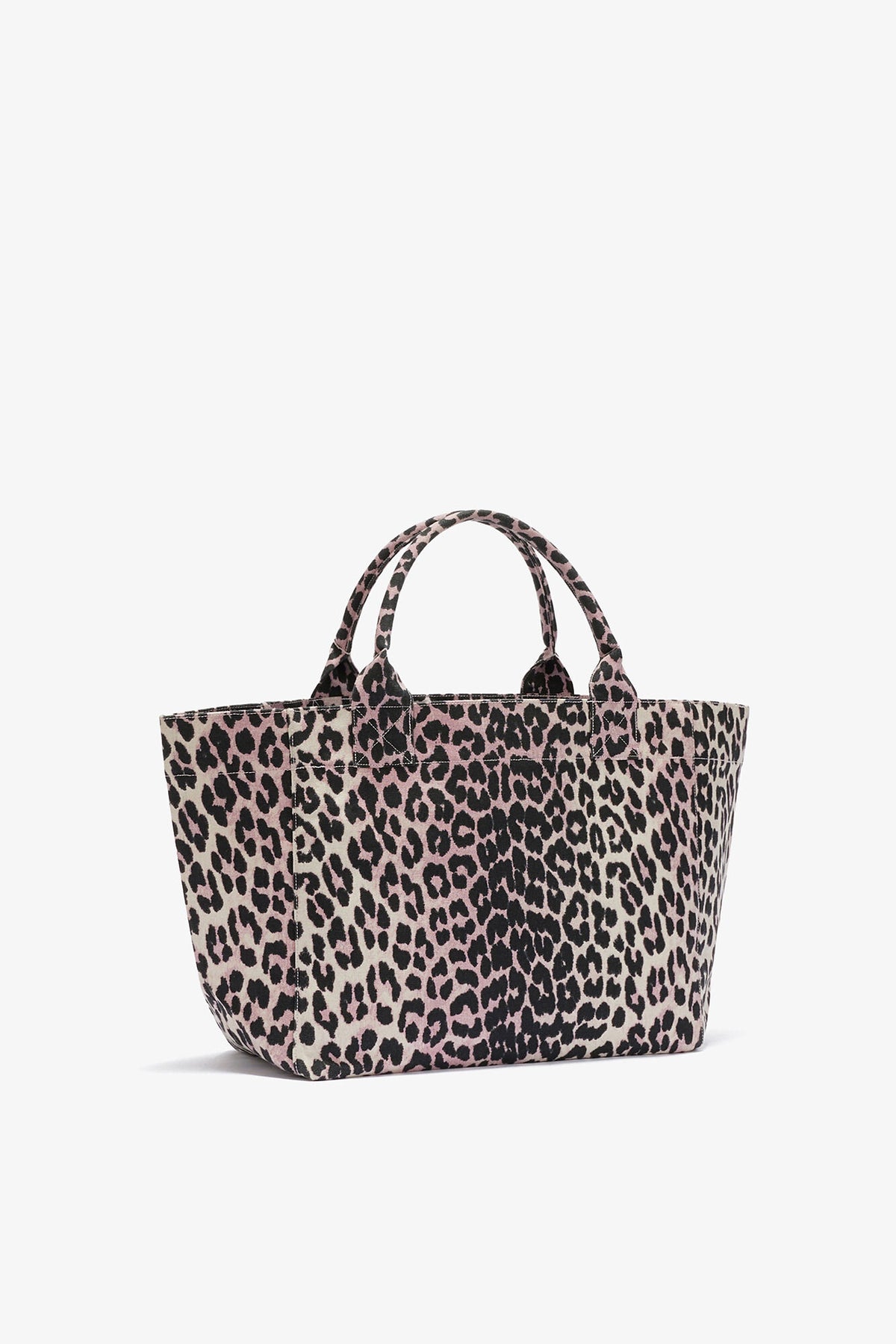 Bleached Mauve Leopard Medium Tote