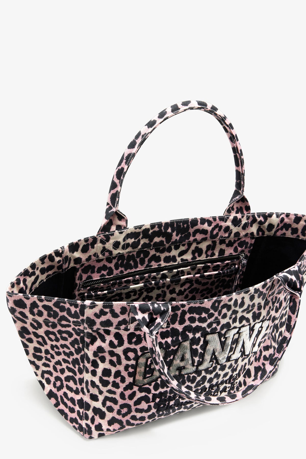 Bleached Mauve Leopard Medium Tote