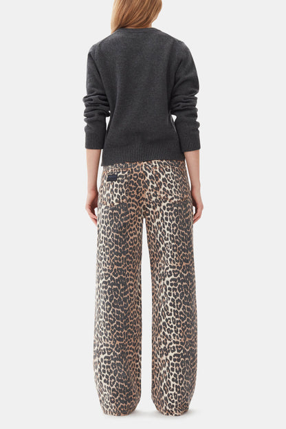 Dark Grey Graphic Tiger Sweater