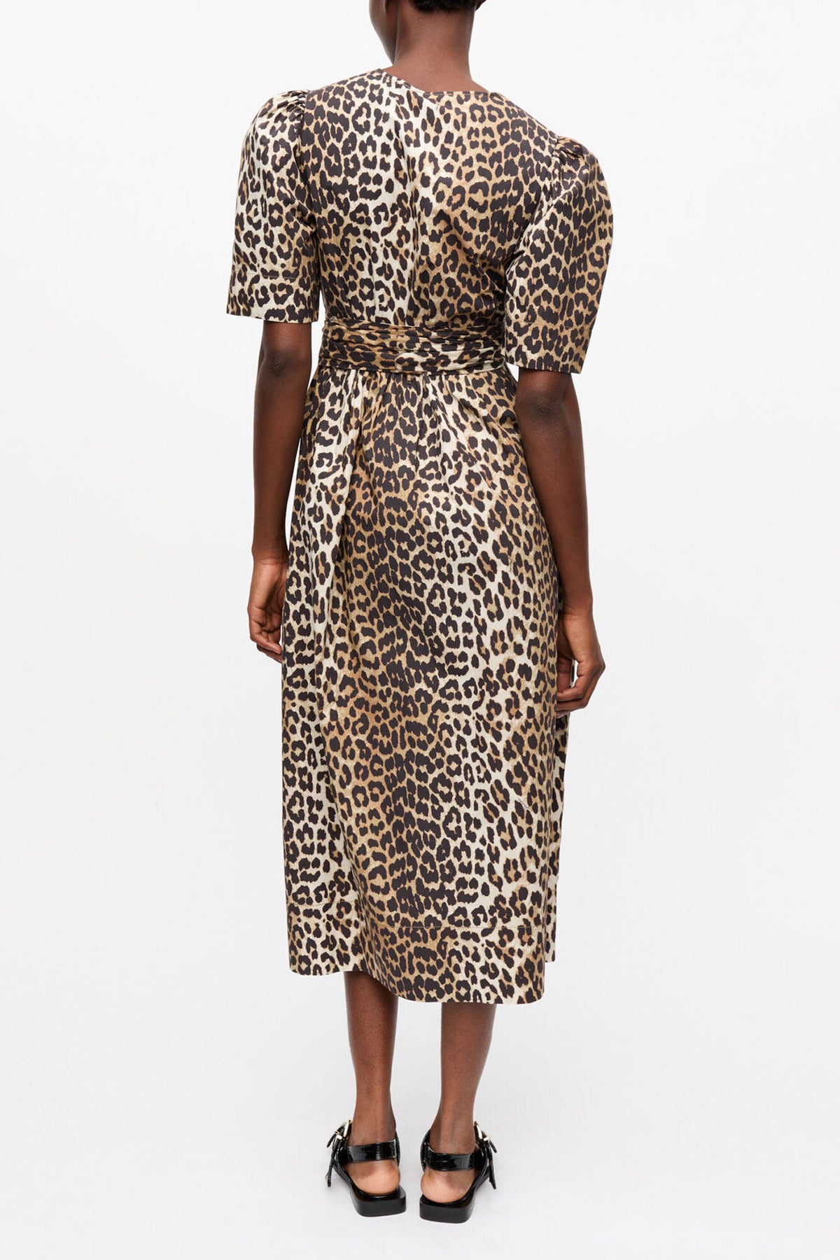 Leopard Printed Cotton Dress