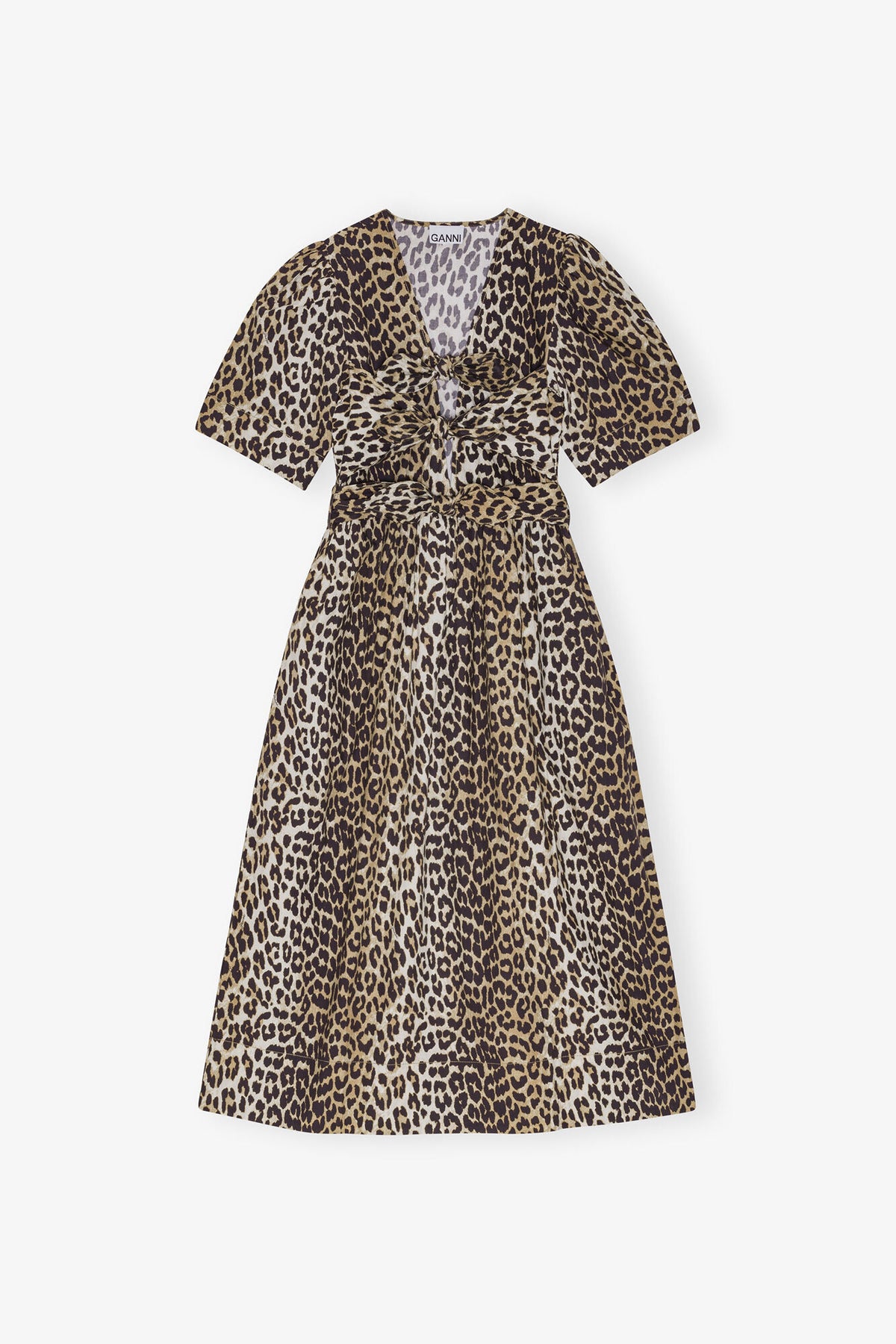 Leopard Printed Cotton Dress