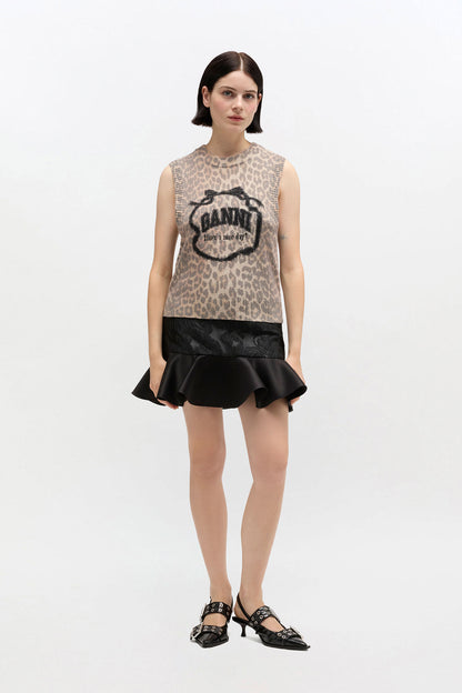 Graphic Wool Vest