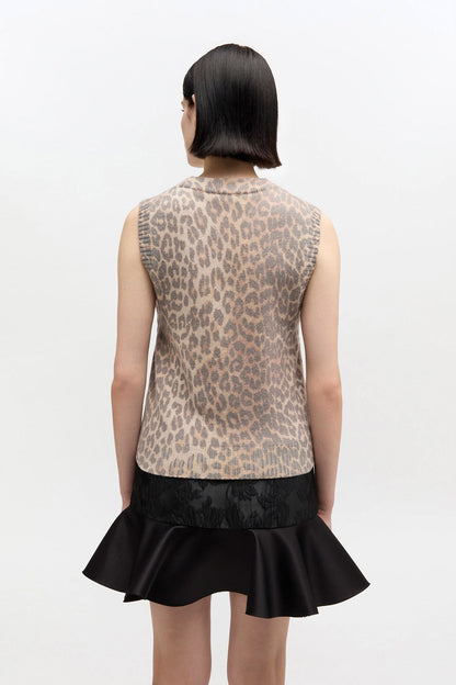 Graphic Wool Vest