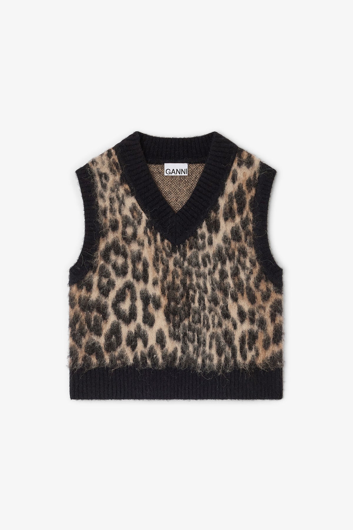 Leopard V-neck Vest