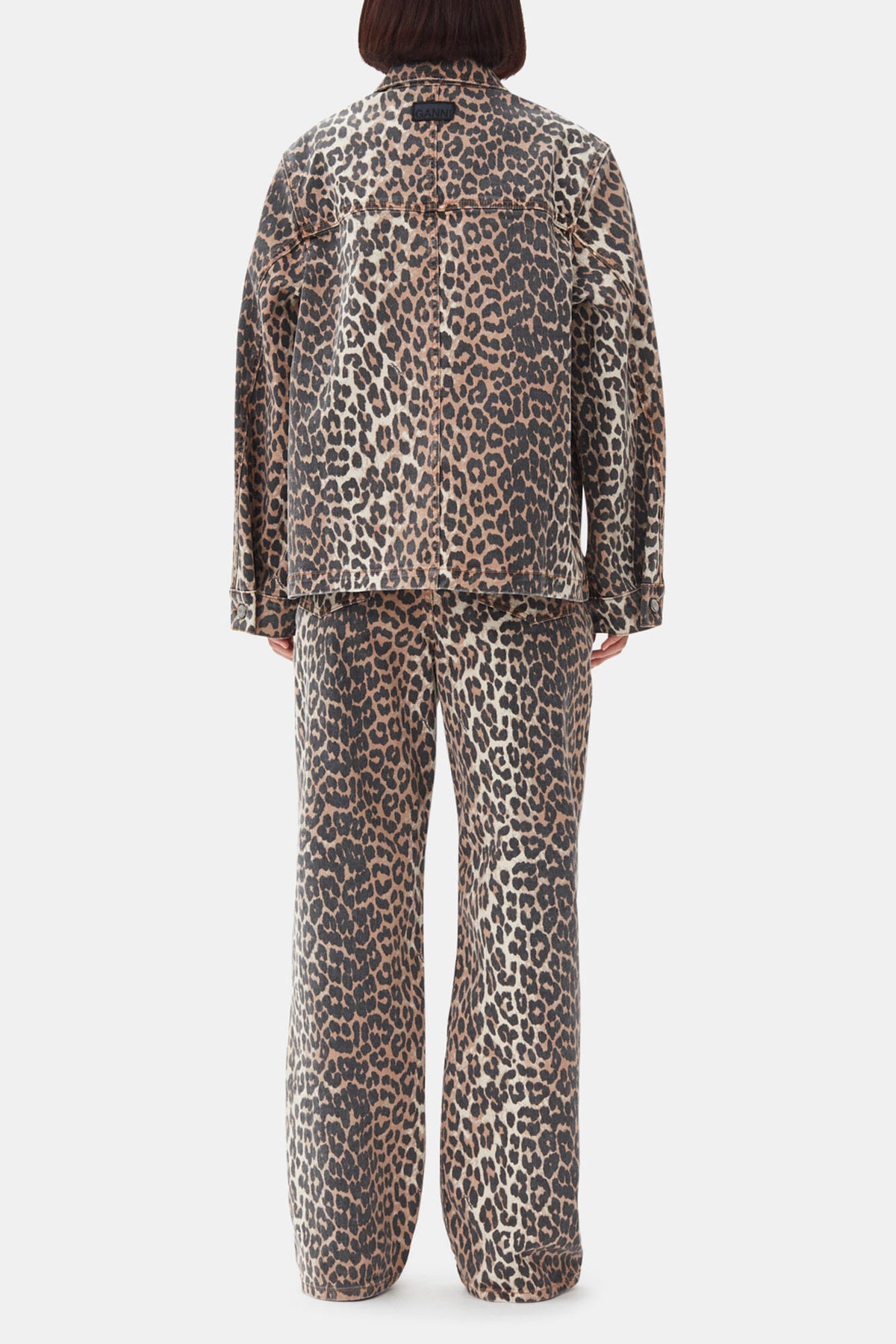 Leopard Denim Jacket