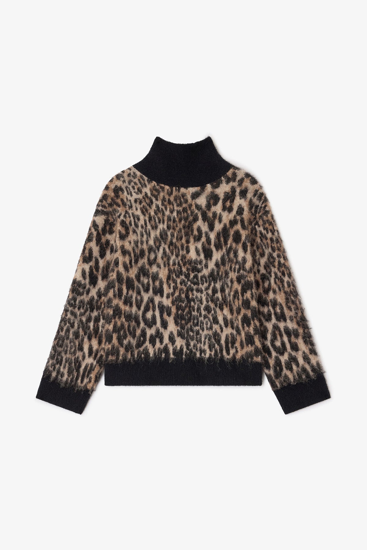 Leopard Open Back Sweater