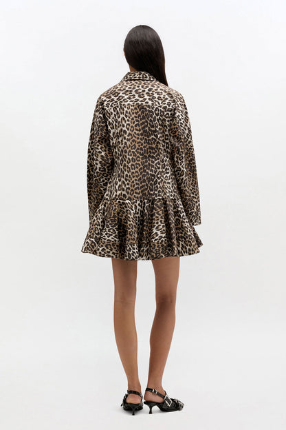 Leopard Shirt Dress