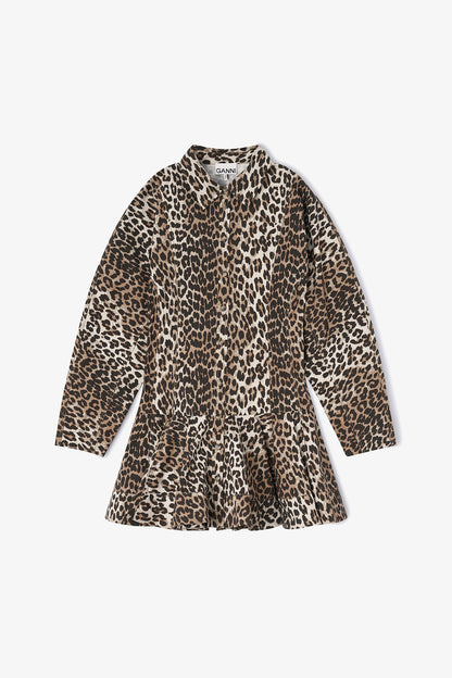 Leopard Shirt Dress
