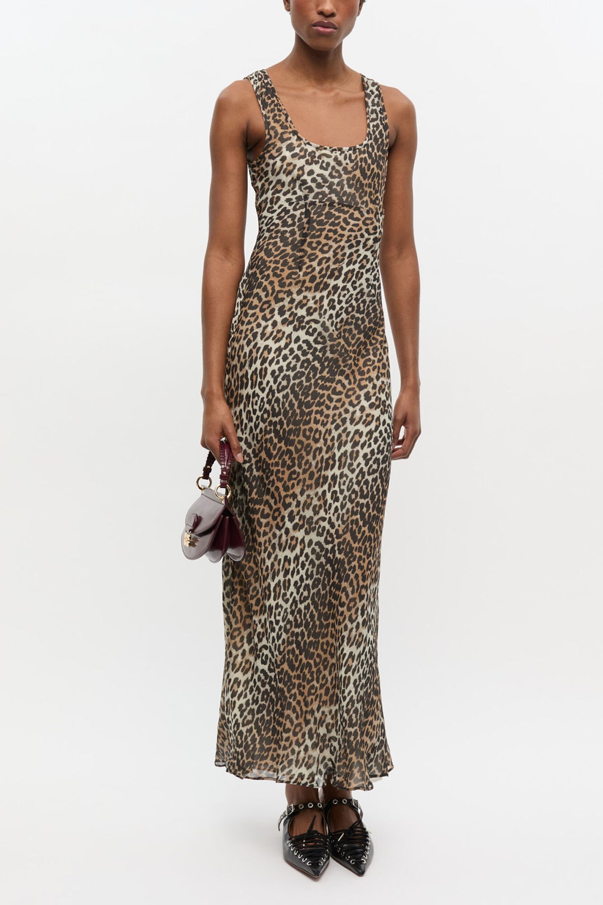 Leopard Print Maxi Dress