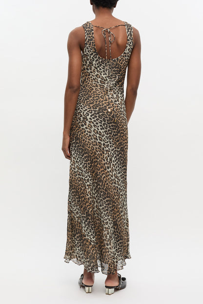 Leopard Print Maxi Dress