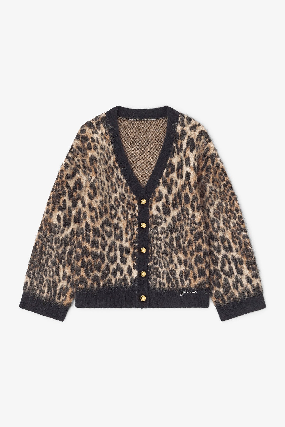 Leopard V-neck Cardigan