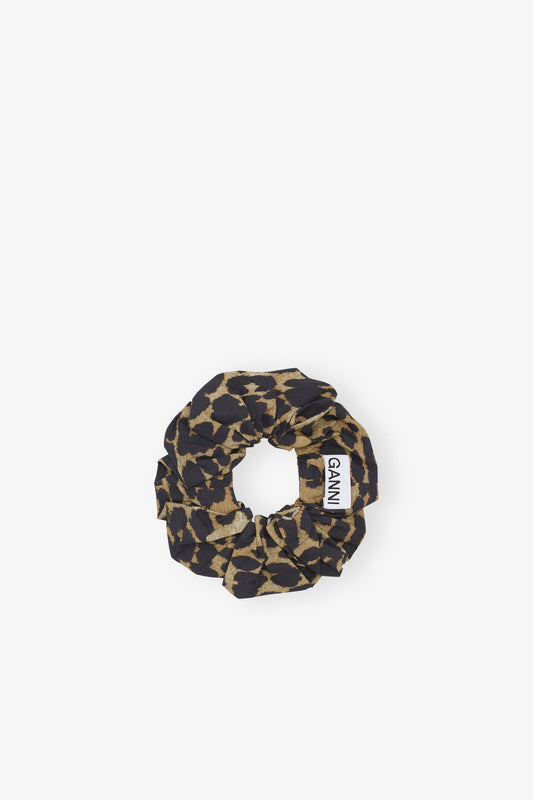 Leopard Leopard Cotton Scrunchie