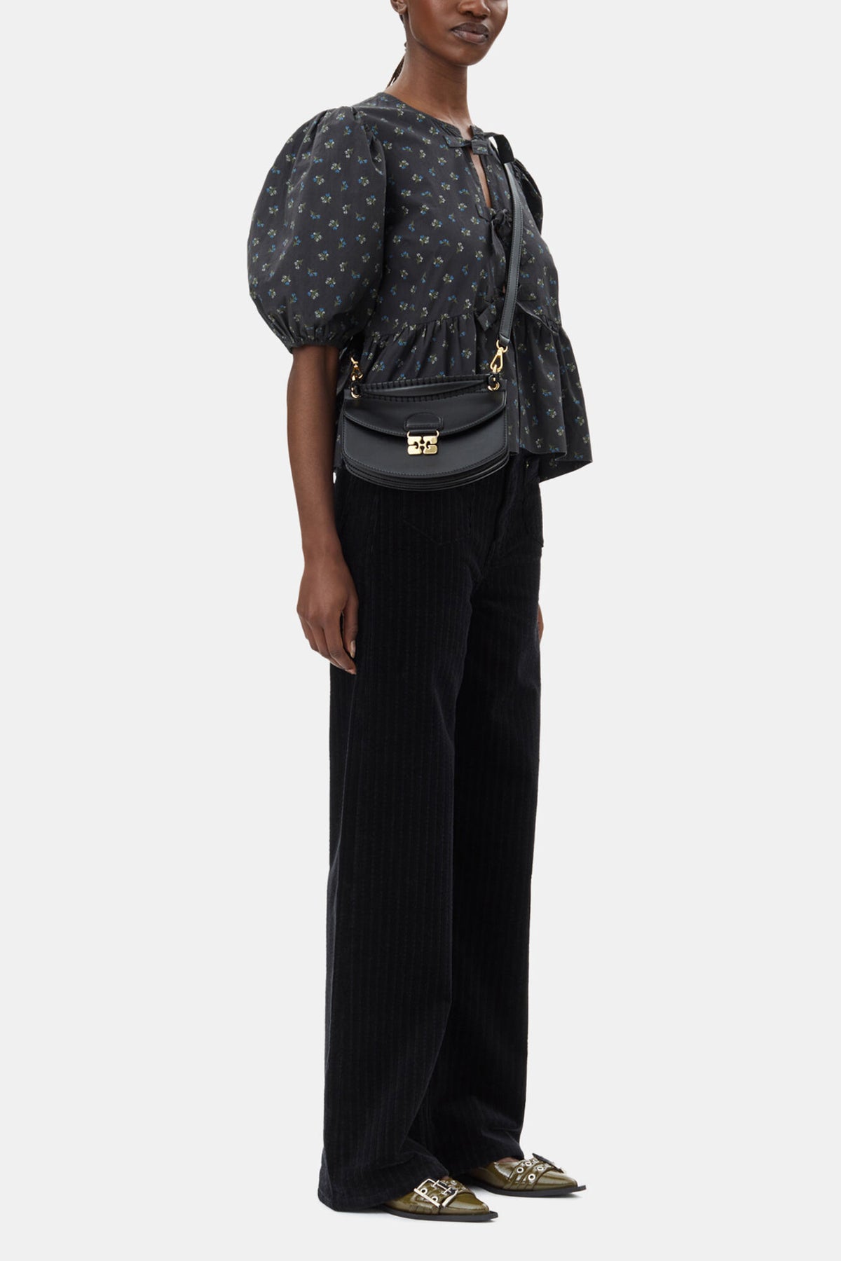 Black Black Mini Top Handle Apo-G Bag