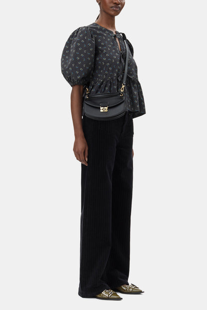 Black Black Mini Top Handle Apo-G Bag