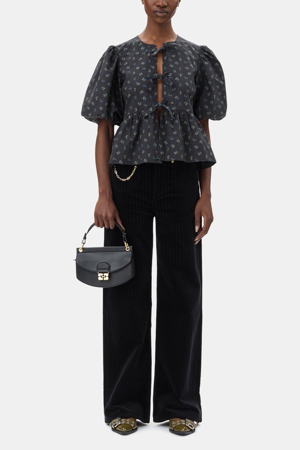 Black Black Mini Top Handle Apo-G Bag