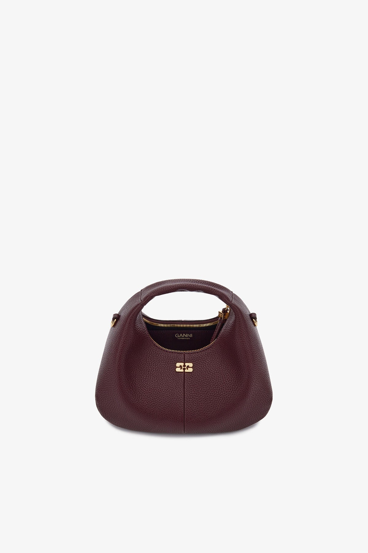 Port Royale Mini Hobo Bag in Burgundy