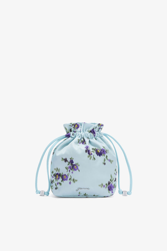 Iced Aqua Pouch in Printed Nylon