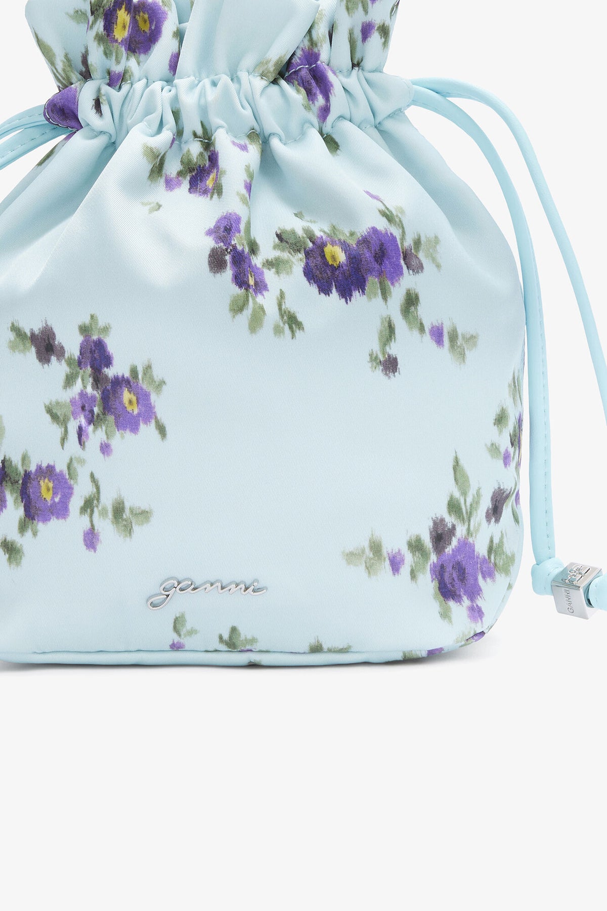 Iced Aqua Pouch in Printed Nylon