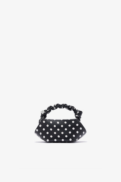 Black Polka-Dot Mini Bou Bag