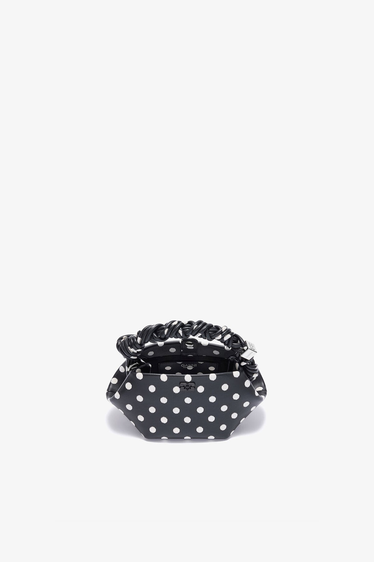 Black Polka-Dot Mini Bou Bag
