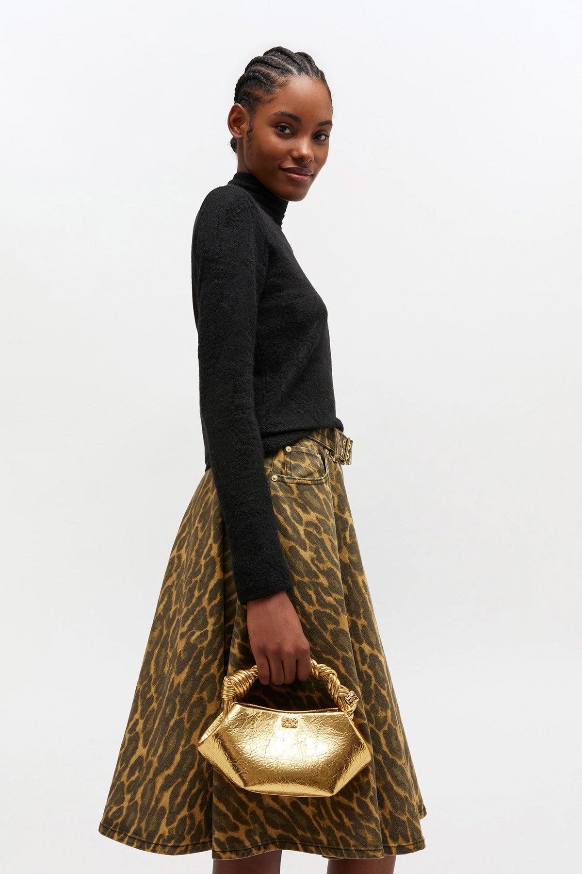 Metallic Mini Bou Bag