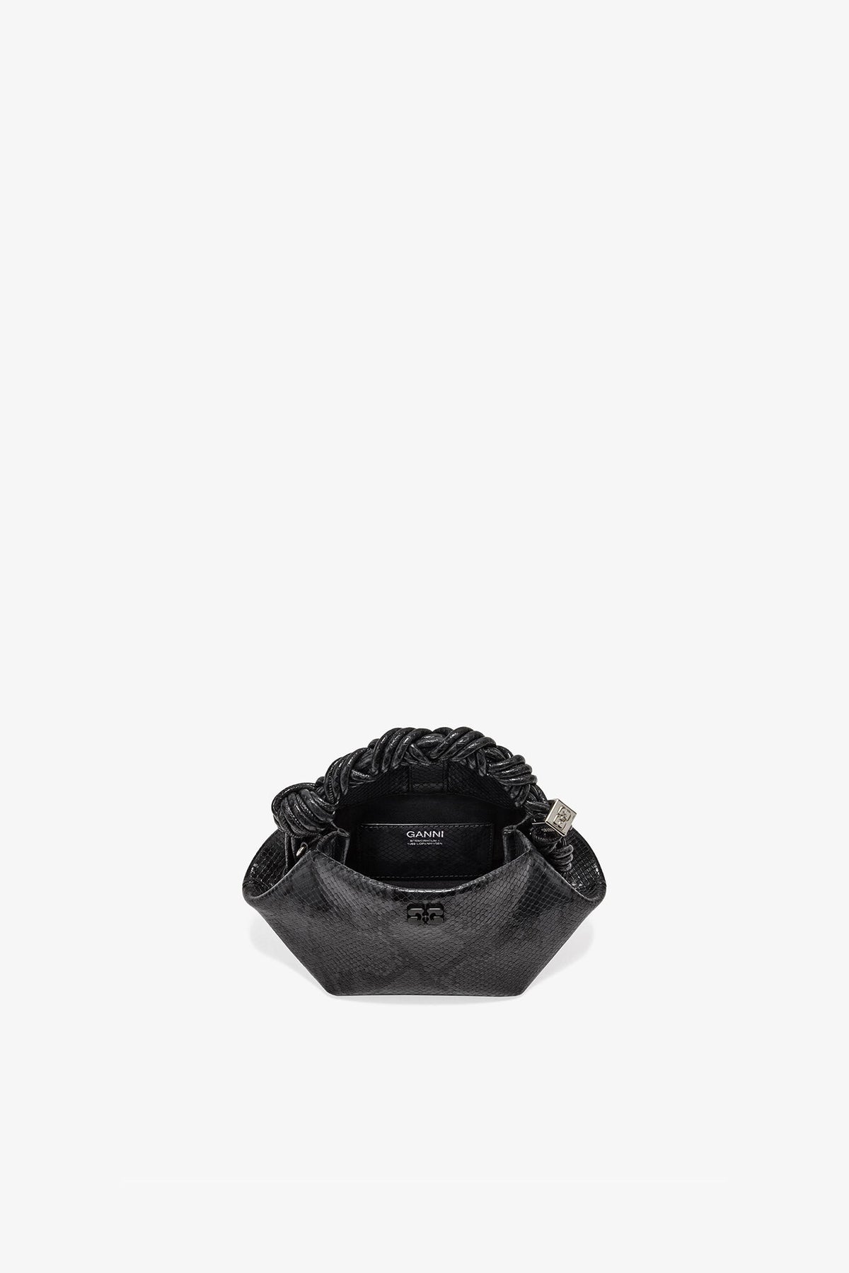 Croco Black Snake Mini Bou Bag