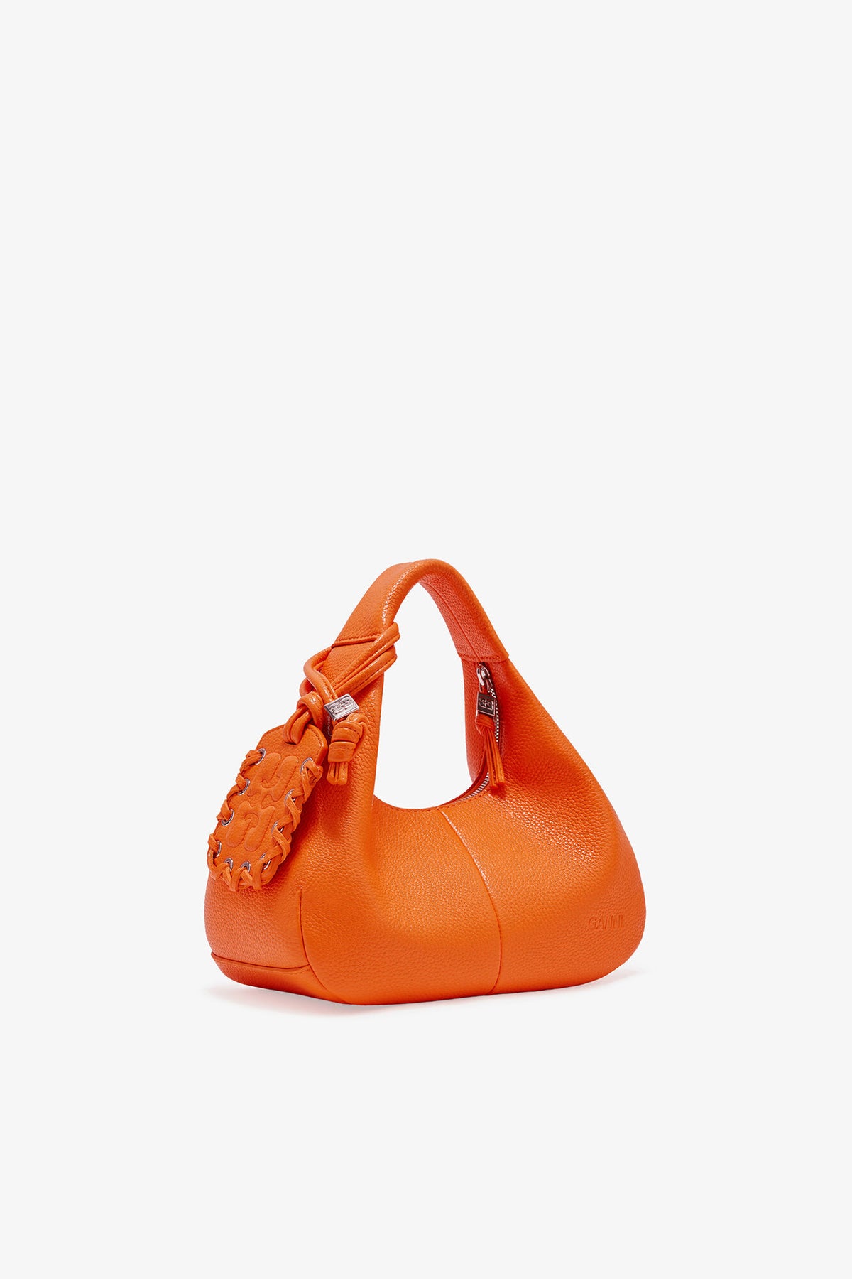 Russet Orange Orange Mini Hobo Bag