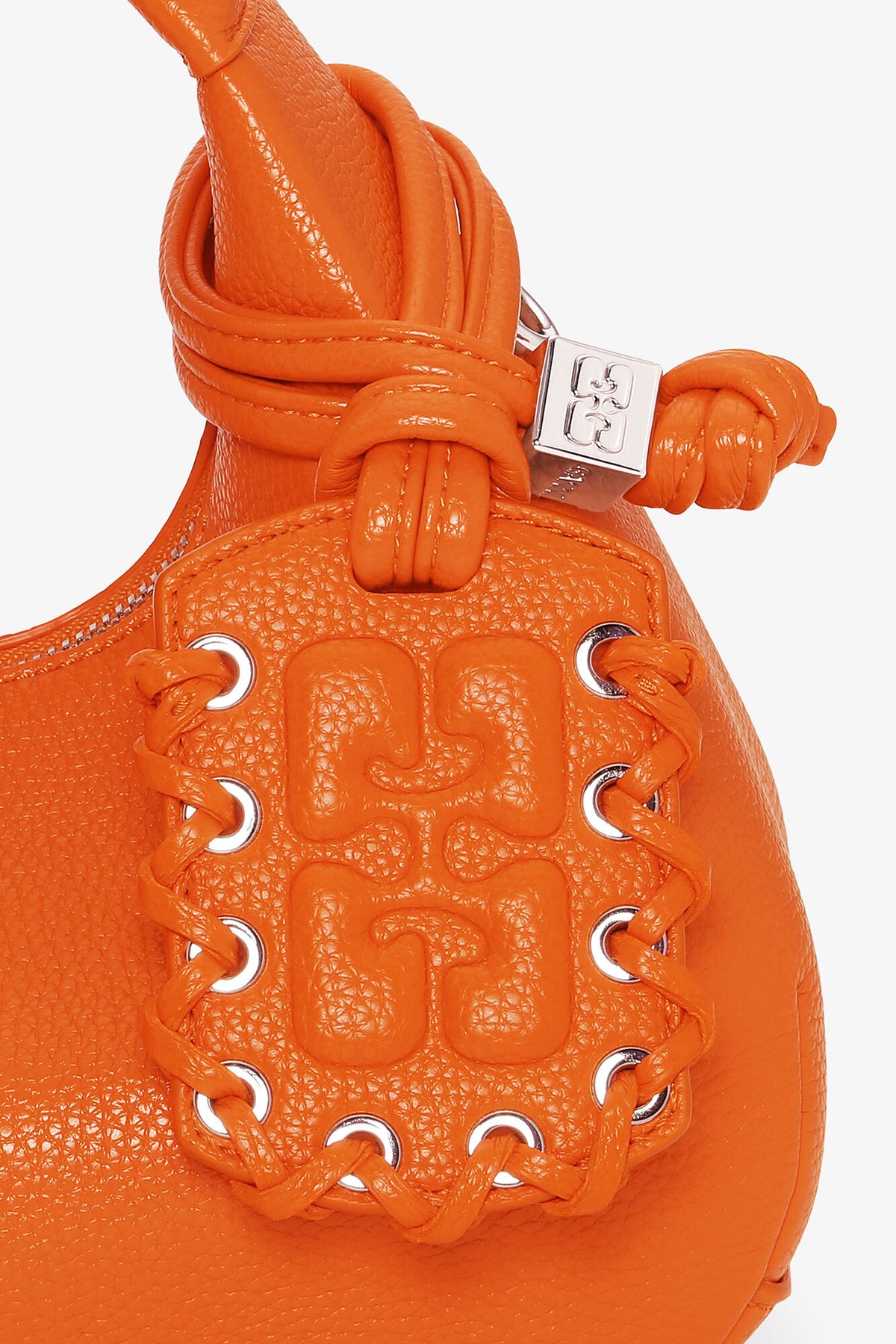 Russet Orange Orange Mini Hobo Bag