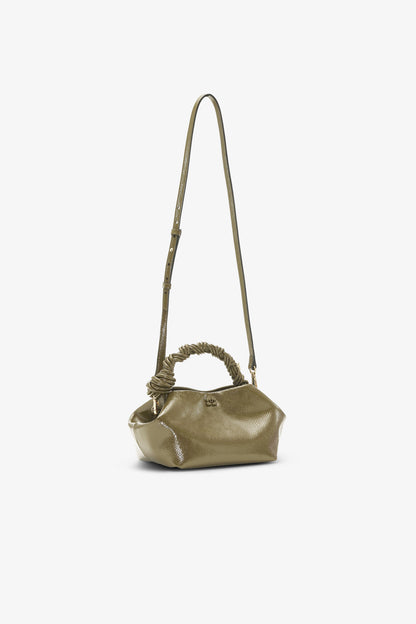 Military Olive Olive Green Patent Small Bou Bag