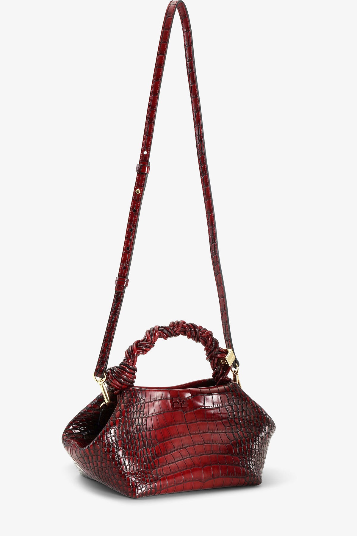 Burgundy Burgundy Croco Small Bou Bag