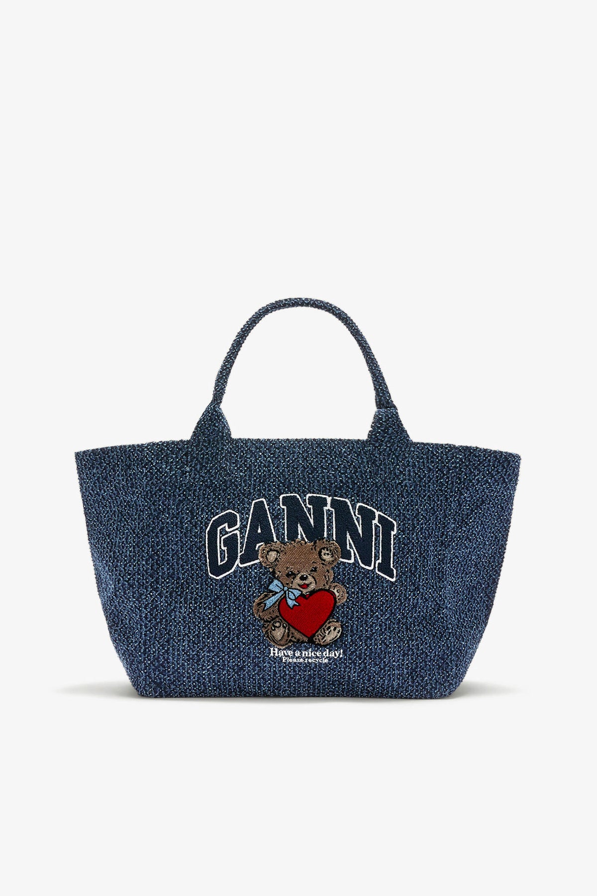 Rinse Denim Medium Bear Tote