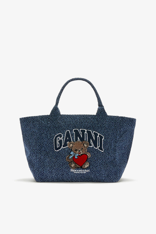 Rinse Denim Medium Bear Tote