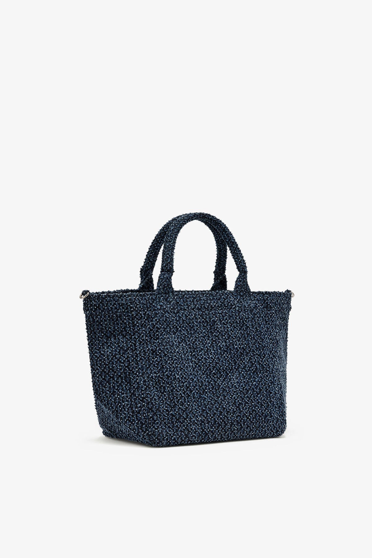 Rinse Tweed Denim Small Bear Tote
