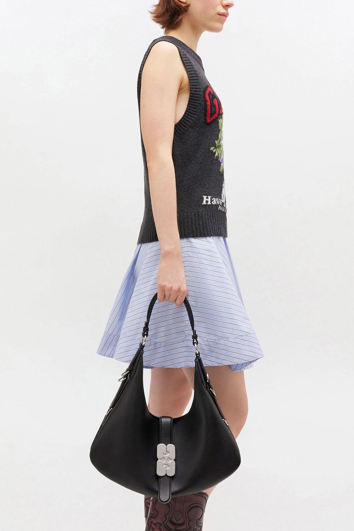 Black Black Small Kat Bag