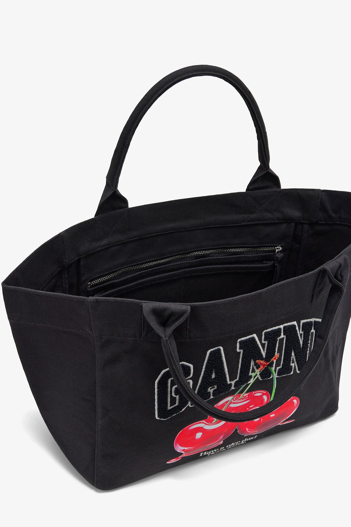 Phantom Black Medium Cherry Tote