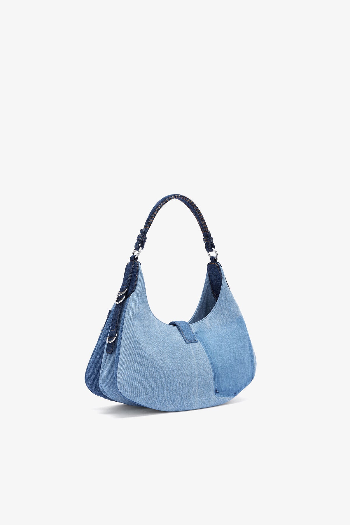 Mid Blue Vintage Small Kat Bag in Blue Denim