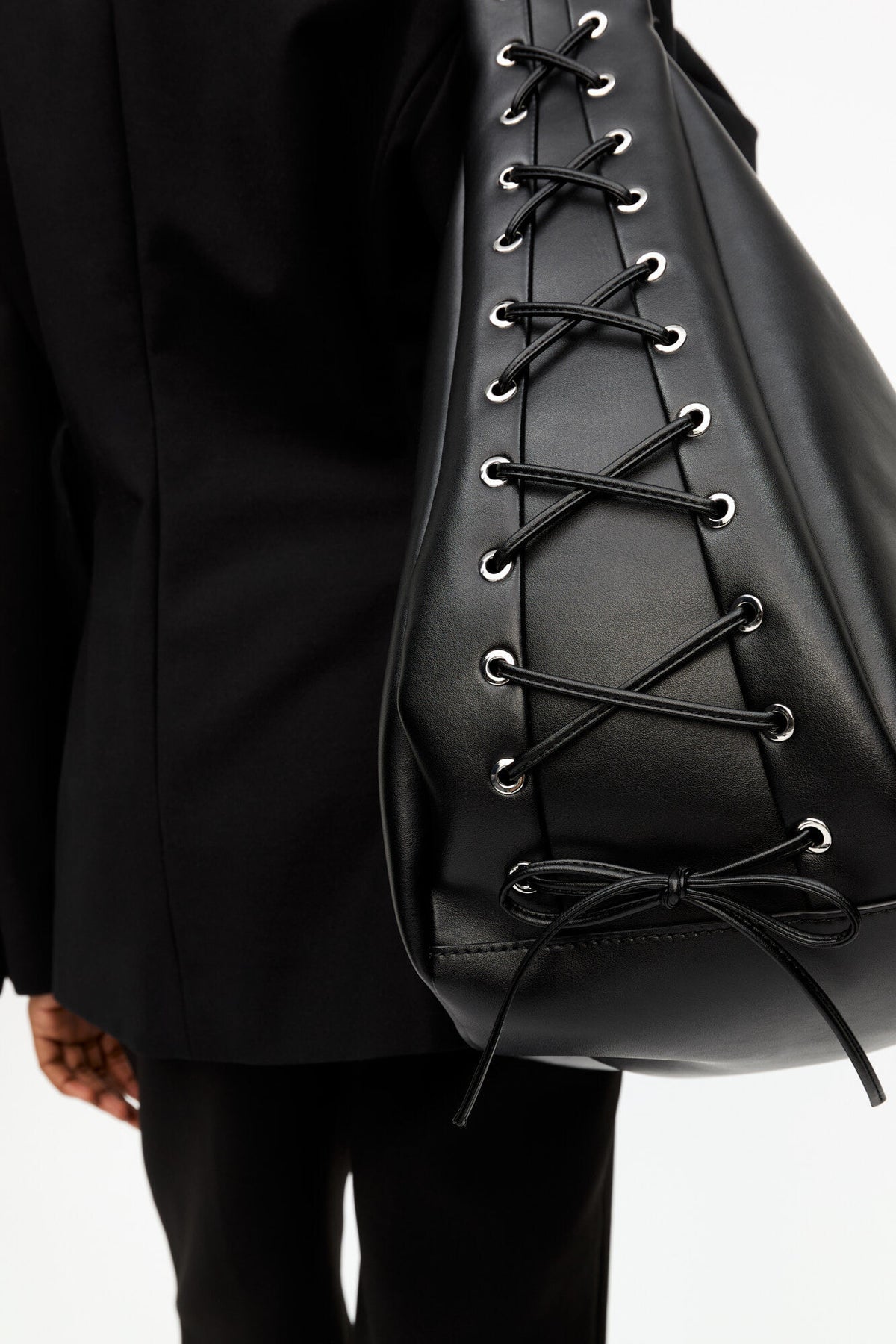 Black Black XXL Hobo Bag