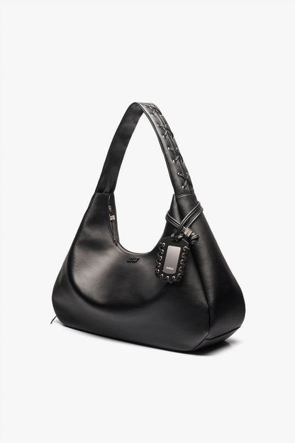 Black Black XXL Hobo Bag
