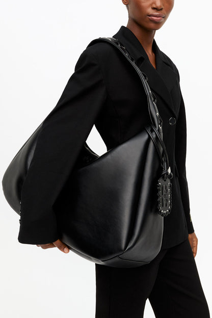 Black Black XXL Hobo Bag